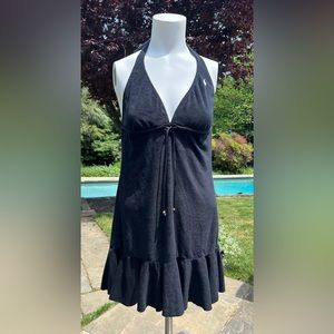 Ralph Lauren Women’s Terry Cover Up Halter Dress EUC